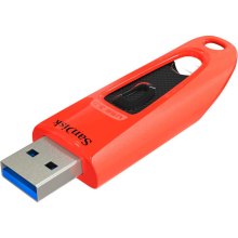 USB Flash SanDisk USB 3.0 Ultra 64Gb (130Mb/s) Red