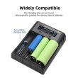 Мережевий зарядний пристрій ESSAGER Battery Charger with LED Indicator For 4 Display Black