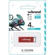 USB Flash Wibrand USB 2.0 Chameleon 4Gb Red