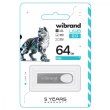 USB Flash Wibrand USB 2.0 Irbis 64Gb Silver