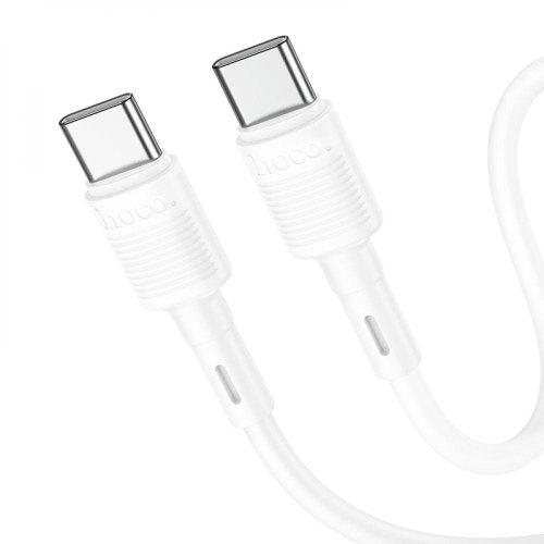 Кабель HOCO X83 Type-C to Type-C Victory 60W charging data cable White