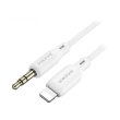Аудiо-кабель BOROFONE BL18 iP silicone digital audio conversion cable White