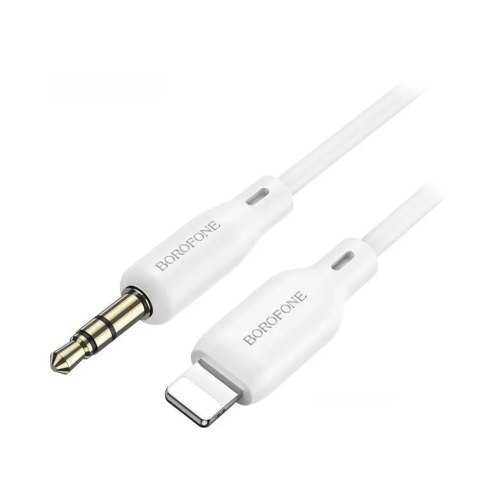 Аудiо-кабель BOROFONE BL18 iP silicone digital audio conversion cable White