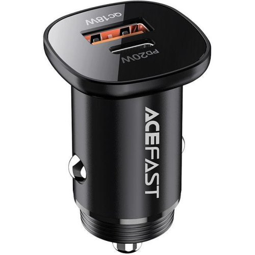 АЗП ACEFAST B1 mini 38W(USB-C+USB-A) dual-port metal car charger