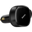 АЗП Baseus Enjoyment Retractable 2-in-1 Car Charger C+L 30W Black