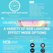 Портативна колонка HOCO HC8 Pulsating colorful luminous wireless speaker Black