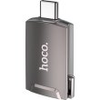 Кабель-перехiдник HOCO UA19 Easy flow Type-C to HDTV adapter Metal Gray