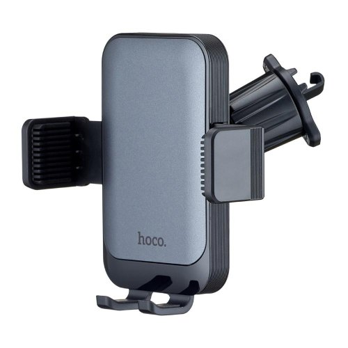 Автотримач HOCO H26 Rock push-type car holder(air outlet Black gray