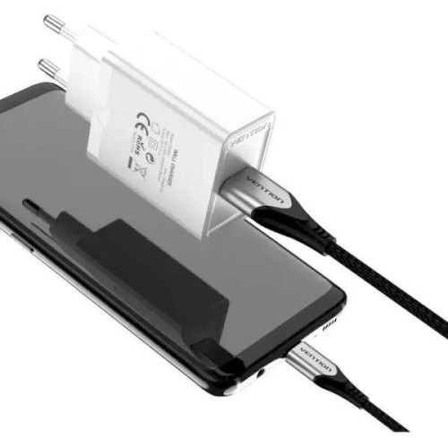 Мережевий зарядний пристрій Vention 1-port USB Wall Charger(12W) EU-Plug White (FAAW0-EU)