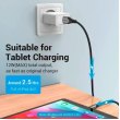 Мережевий зарядний пристрій Vention 1-port USB Wall Charger(12W) EU-Plug White (FAAW0-EU)