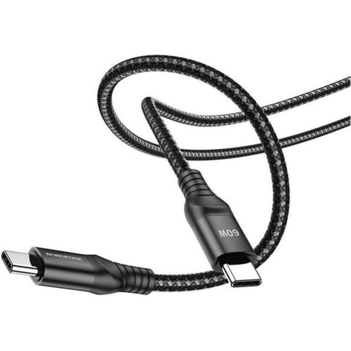 Кабель BOROFONE BX56 Type-C to Type-C 3A 60W 1,5m Black