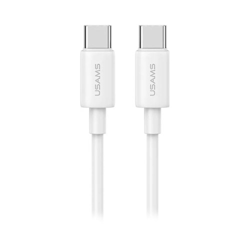 Кабель Usams SJ711 Type-C To Type-C 60W Fast Charging Data Cable White