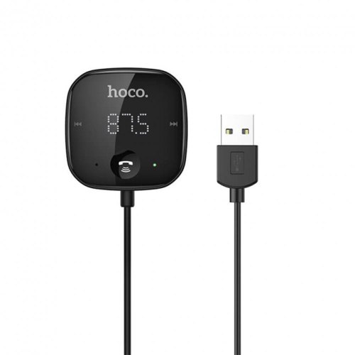 Bluetooth ресивер HOCO E65 Unity car BT FM transmitter Black