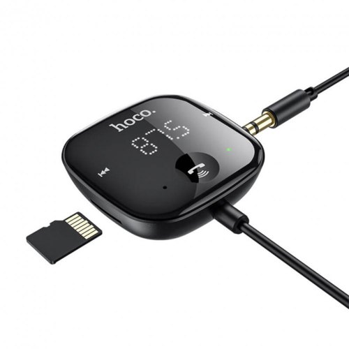 Bluetooth ресивер HOCO E65 Unity car BT FM transmitter Black