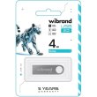 USB Flash Wibrand USB 2.0 Puma 4Gb Silver