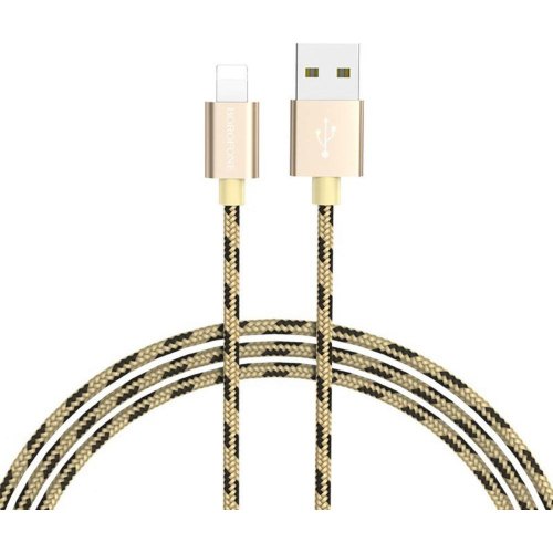 Кабель BOROFONE BX24 USB for Lightning 2.4A 1m Gold
