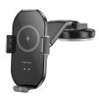 Автотримач з БЗП BOROFONE BH206 Rusher infrared wireless fast charging car holder(center console) Black