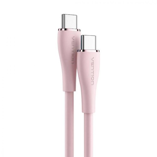 Кабель Vention USB 2.0 Type-C To Type-C 5A 1.5M Pink