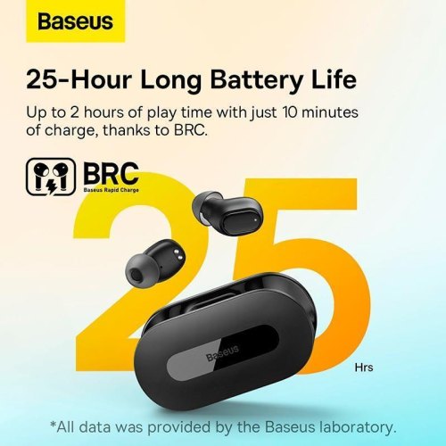 Навушники Baseus Bowie EZ10 True Wireless Earphones Black