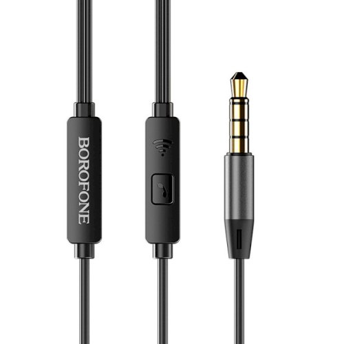 Навушники BOROFONE BM29 Sound edge universal earphones with mic Black