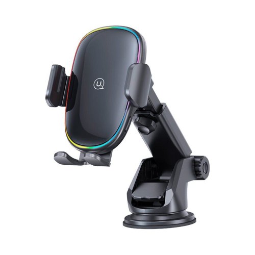 Автотримач Usams US-CD187 15W Wireless Charging Car Holder With Colorful Light