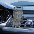 Автотримач HOCO CA86 Davy one-button air outlet car holder Black