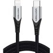 Кабель Vention Aluminum Alloy Type USB 2.0 Type-C for Lightning 1M Gray