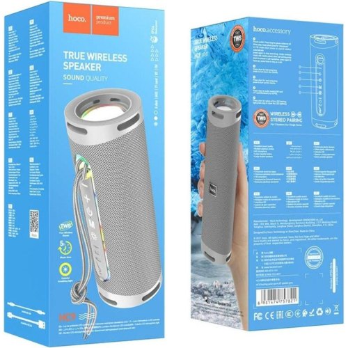 Портативна колонка HOCO HC9 Dazzling pulse sports BT speaker Grey