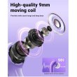 Навушники ACEFAST T9 Crystal (Air) color bluetooth earbuds Grape Purple