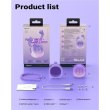 Навушники ACEFAST T9 Crystal (Air) color bluetooth earbuds Grape Purple