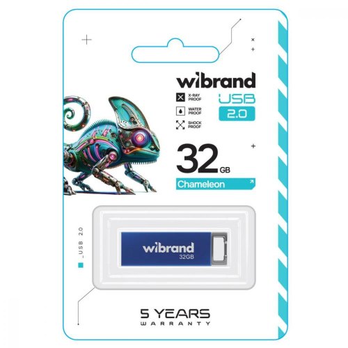 USB Flash Wibrand USB 2.0 Chameleon 32Gb Blue