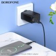 Адаптер BOROFONE BV18 USB for Type-C Black