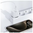 Мережевий зарядний пристрій ACEFAST A77 mini PD30W GaN single USB-C charger set (C3-03) White
