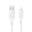 Кабель Usams US-SJ565 USB for Lightning 2.4A 1.2m White