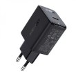 Мережевий зарядний пристрій ACEFAST A21 30W GaN single USB-C charger Black