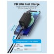 Мережевий зарядний пристрій Vention Two-Port USB(A+C) Wall Charger (18W/20W) EU-Plug Black (FBBB0-EU)
