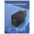 Мережевий зарядний пристрій Vention Two-Port USB(A+C) Wall Charger (18W/20W) EU-Plug Black (FBBB0-EU)