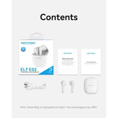 Навушники Vention Elf Earbuds E02 Black (NBGB0)