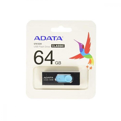 USB Flash A-DATA USB 2.0 AUV 220 64Gb Black/Blue