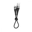 Кабель BOROFONE BX32 USB for Lightning 2.4A 0.25m Black