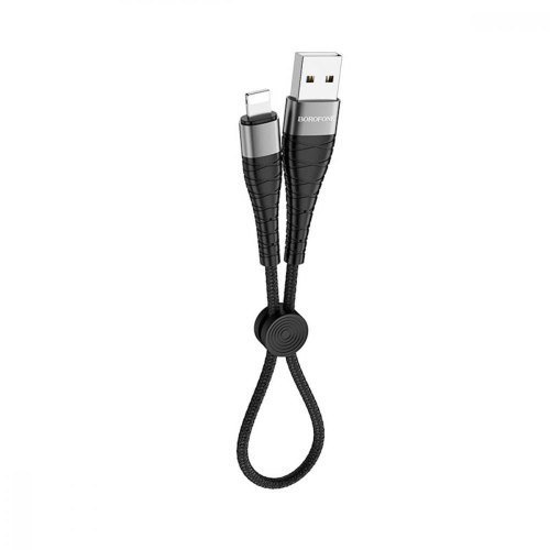 Кабель BOROFONE BX32 USB for Lightning 2.4A 0.25m Black