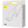 USB-Hub Baseus Lite Series 4-Port Type-C HUB Adapter (Type-C to USB 3.0*4 ) 2m Black