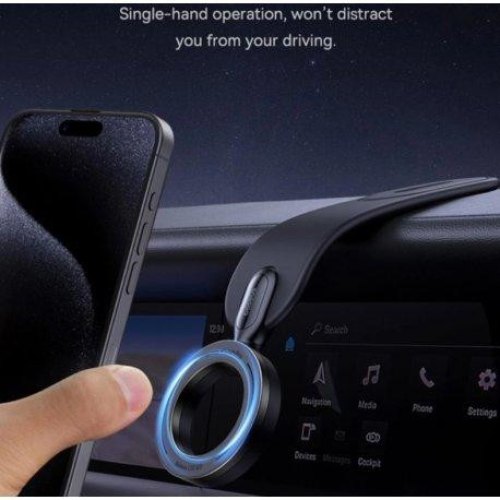 Автотримач Baseus C02 Go Series Magnetic Car Phone Mount Cluster Black