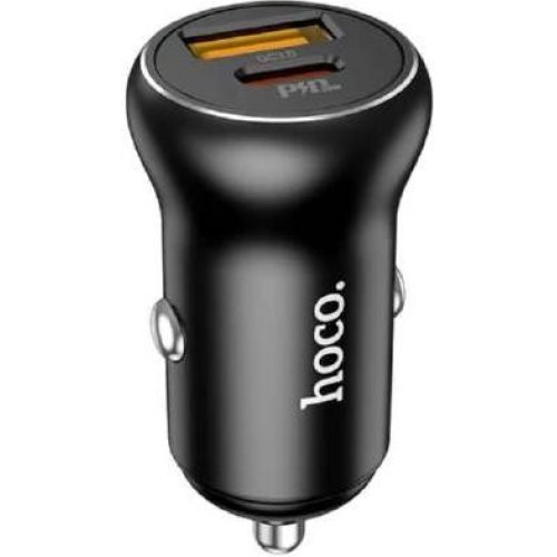 АЗП з FM-модулятором HOCO E67 Fighter QC3.0 18W car BT FM transmitter Black