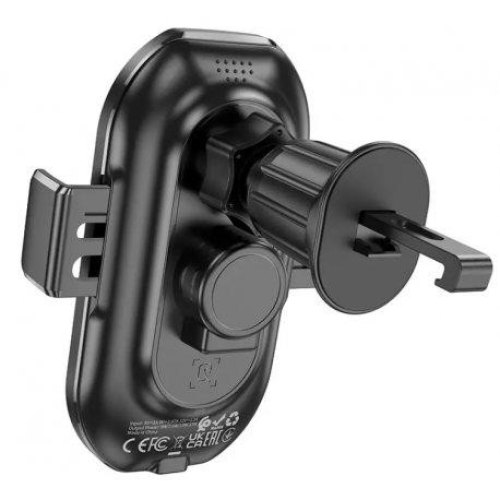 Автотримач з БЗП BOROFONE BH205 Rusher infrared wireless fast charging car holder(air outlet) Black