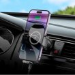 Автотримач з БЗП BOROFONE BH205 Rusher infrared wireless fast charging car holder(air outlet) Black