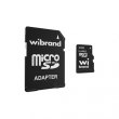 microSDHC Wibrand 4Gb class 4 (adapter SD)