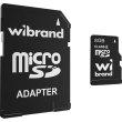 microSDHC Wibrand 8Gb class 4 (adapter SD)