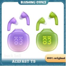 Навушники ACEFAST T9 Crystal (Air) color bluetooth earbuds Pomelo Red
