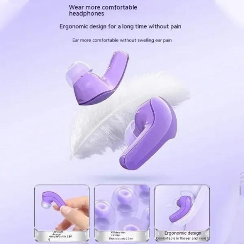 Навушники ACEFAST T9 Crystal (Air) color bluetooth earbuds Pomelo Red